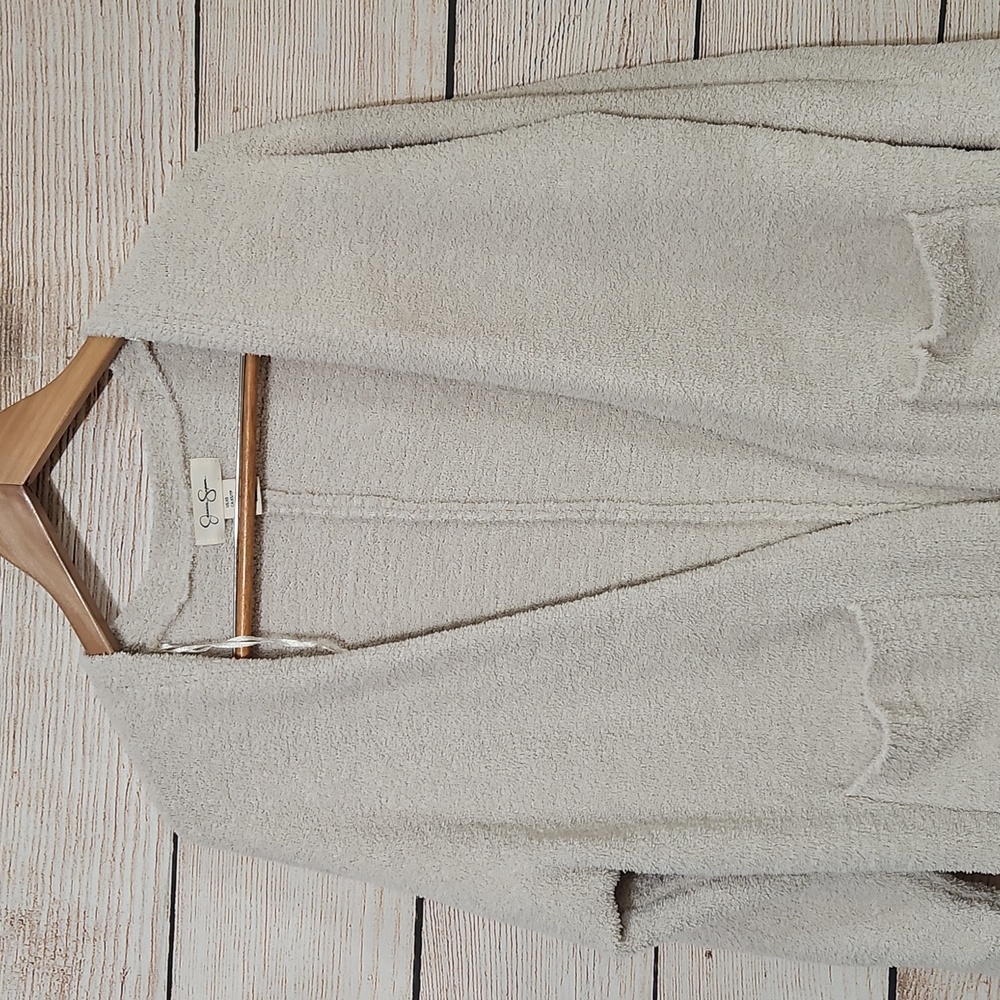 💟 Jessica Simpson Cream Cardigan Sweater XS - Picture 2 of 8